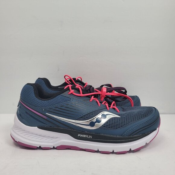 Saucony Echelon 8 Women's Blue Running Shoes S10574-31 US Size 8 Like New - Picture 3 of 10